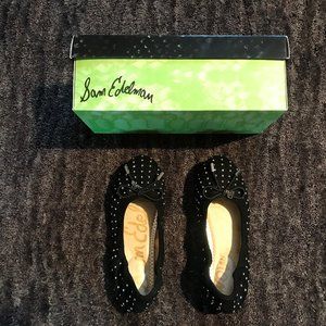 Black Sam Edelman Girls Dress Shoes